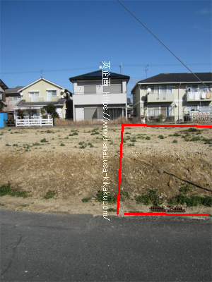 隣地との境界です。