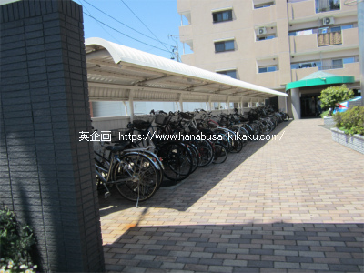 駐輪場です。