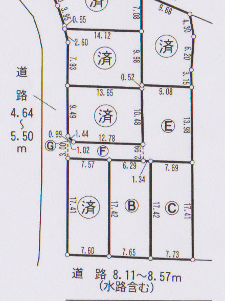 高師本郷町字山腰E　売り地